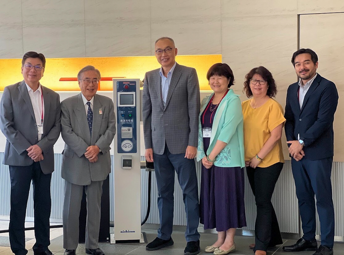 劉和然副市長積極招募Nichicon公司投資新北，公司代表取締役會長+武田一平親自接待。