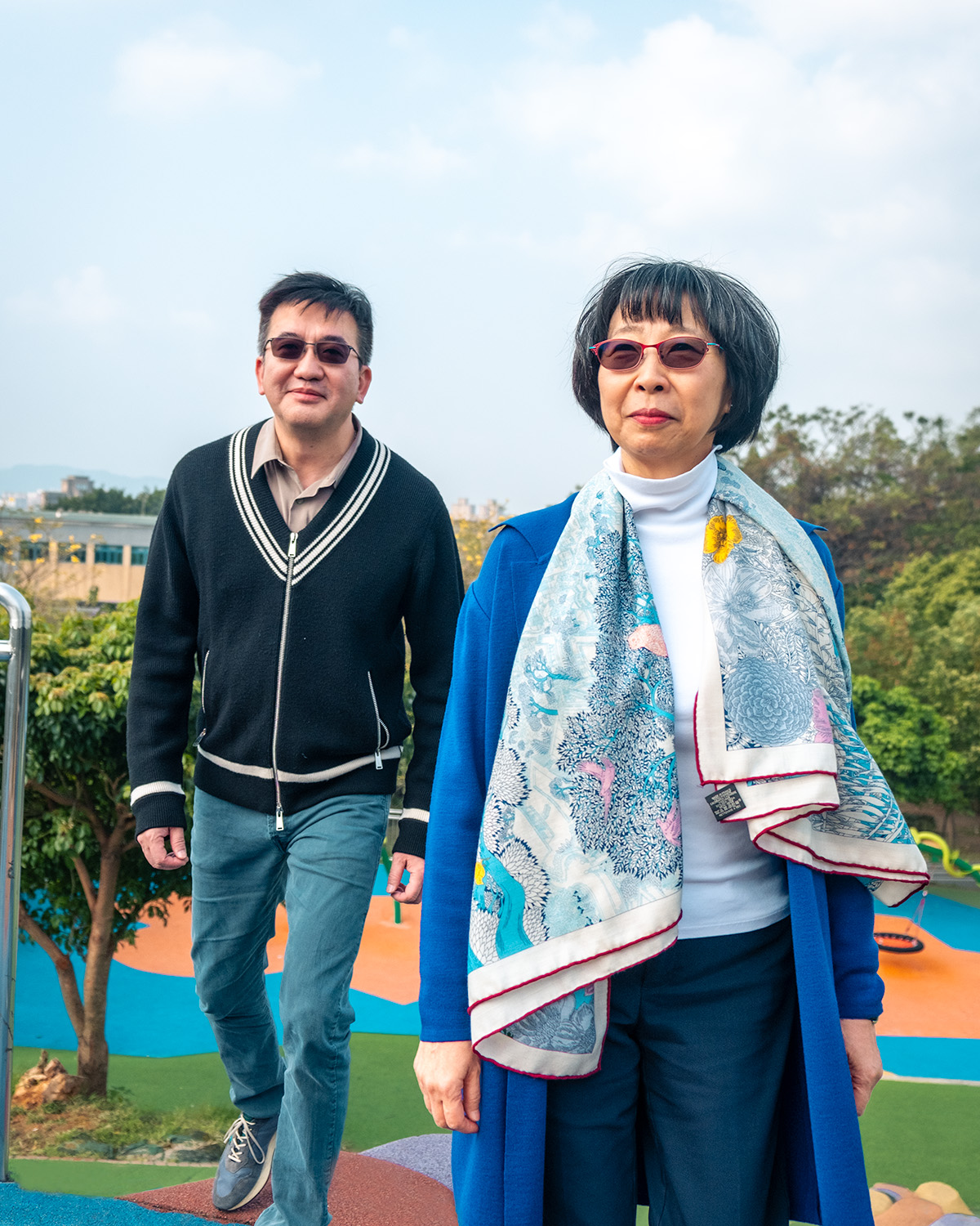 台灣美國商會永續經營資深顧問張韶韵(右)，與杰德影音創辦人暨GagaOOLala 執行長林志杰(左)，長期投身多元性別倡議。.jpg