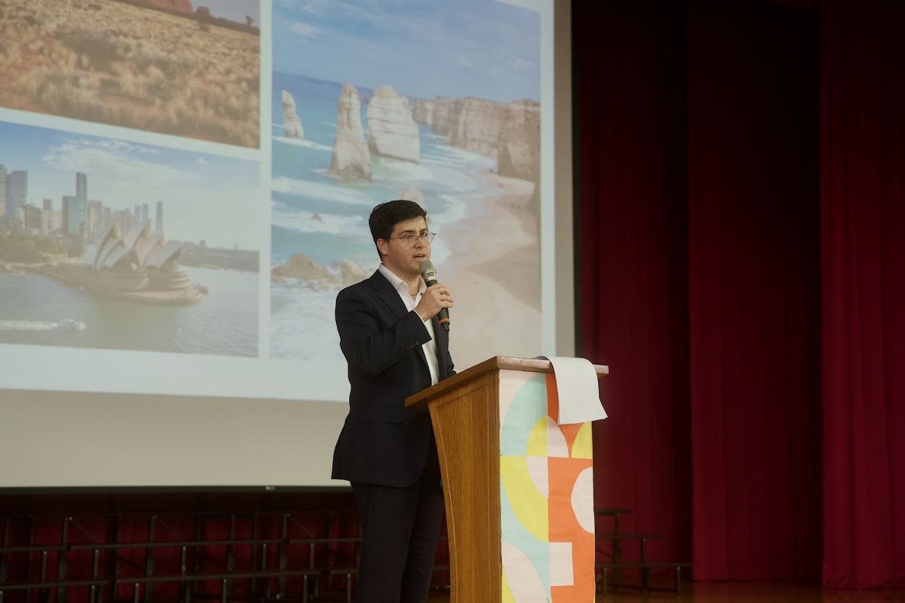 Deputy Representative Temple gives a speech entitled 