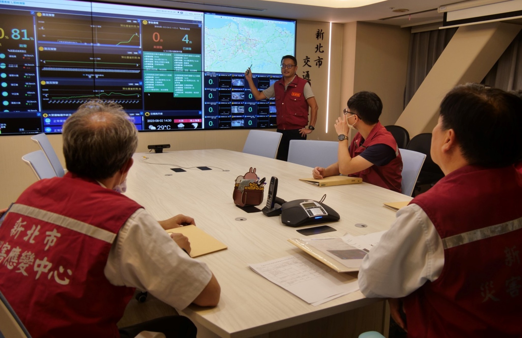 新北市交通戰情室實現更全面的智慧化交通管理